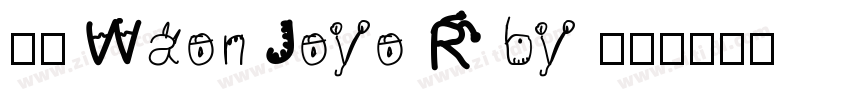 和音 Waon Joyo R by 宁静字体转换